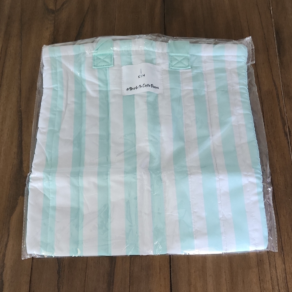 Kin Quilted Striped Everything Bag NWT